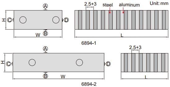 Bộ căn song song cảm ứng từ Insize 6894