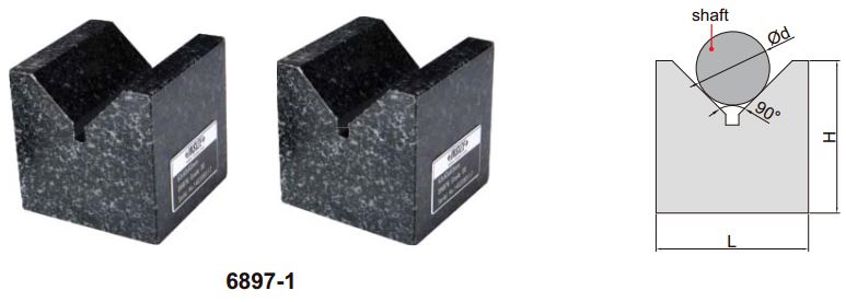 Khối V đá Gra-nit Insize 6897