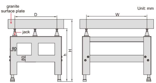 Chân đế cho bàn MAP Insize 6902