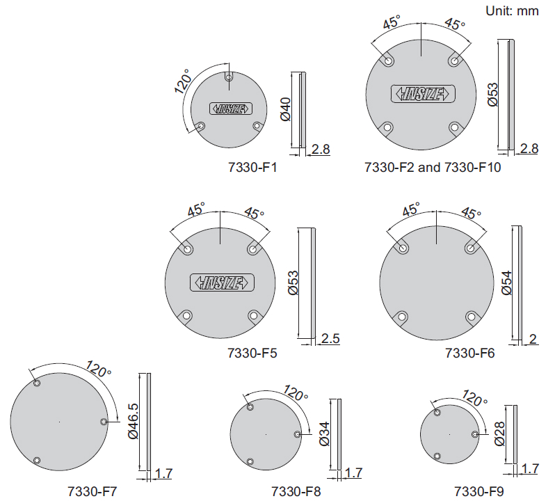 Nắp lưng cho đồng hồ so Insize 7330-F9 4 Nắp lưng cho đồng hồ so Insize 7330-F
