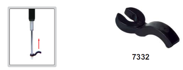 Trục nâng đầu đo (dành cho đồng hồ so) Insize 7332 2 Trục nâng đầu đo (dành cho đồng hồ so) Insize 7332