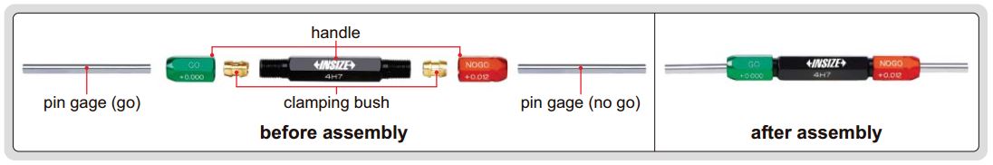 Tay cầm trục chuẩn Insize 7341