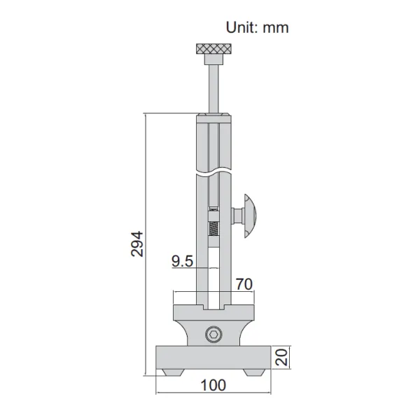 Thiết bị hiệu chuẩn thước đo lỗ Insize 7353-160W 3 Thiết bị hiệu chuẩn thước đo lỗ Insize 7353