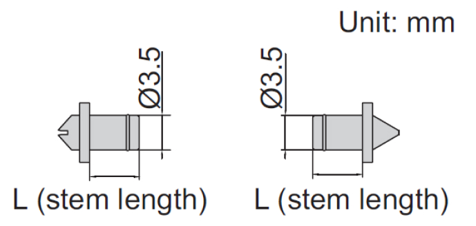 Đầu thay thế Insize 7385 dành cho thước panme đo ren trong