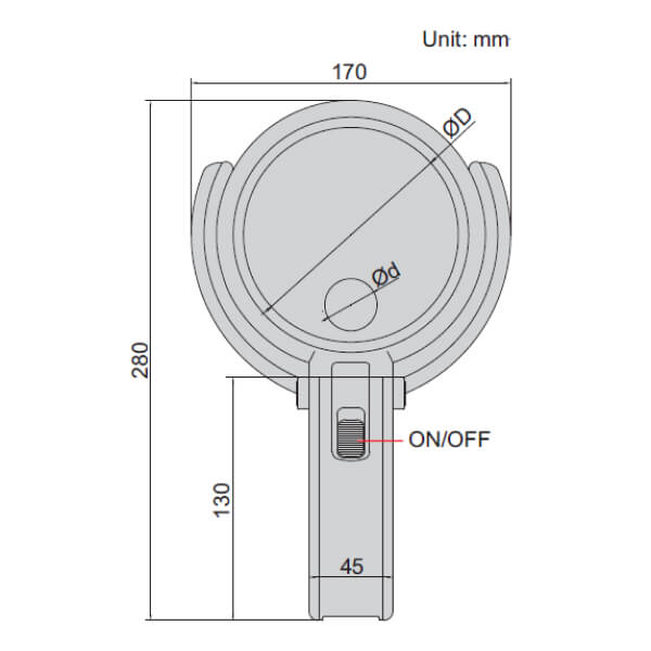 Kính lúp Insize 7512-1 ba vị trí, có đèn chiếu 3 Kính lúp Insize 7512-1 ba vị trí, có đèn chiếu