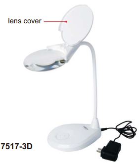 Kính lúp để bàn có đèn chiếu Insize 7517-3D