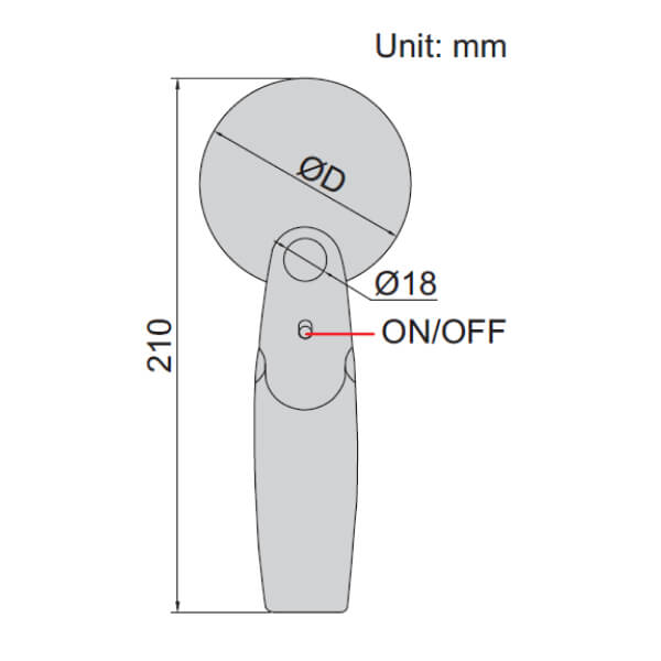 Kính lúp Insize 7512-1 ba vị trí, có đèn chiếu