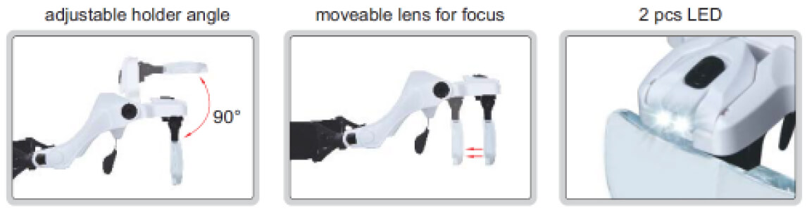 Kính lúp Insize 7523-3D5