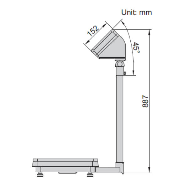 Cân sàn điện tử Insize 8501
