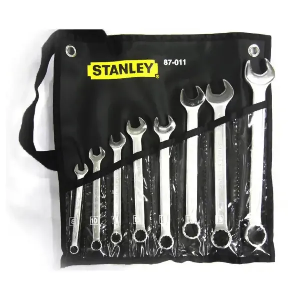 Bộ cờ lê vòng miệng 8 chi tiết Stanley 87-011-1
