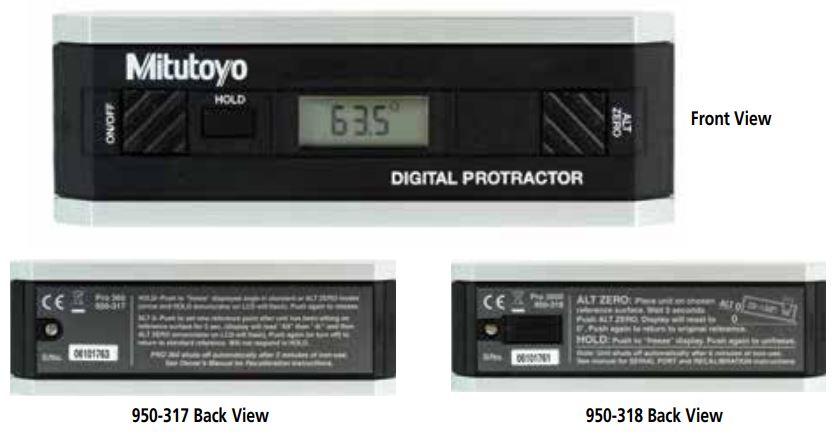 Thước đo góc điện tử Mitutoyo 950