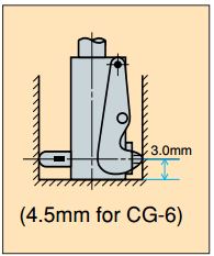 Đồng hồ đo lỗ cho lỗ kín Peacock CG Series CG-3C 6 Đồng hồ đo lỗ cho lỗ kín Peacock CG Series