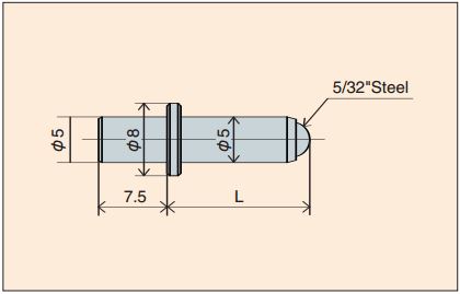 Đồng hồ đo lỗ cho lỗ kín Peacock CG Series CG-3C 11 Đồng hồ đo lỗ cho lỗ kín Peacock CG Series