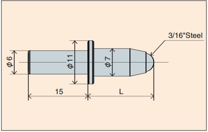 Đồng hồ đo lỗ cho lỗ kín Peacock CG Series CG-3C 14 Đồng hồ đo lỗ cho lỗ kín Peacock CG Series