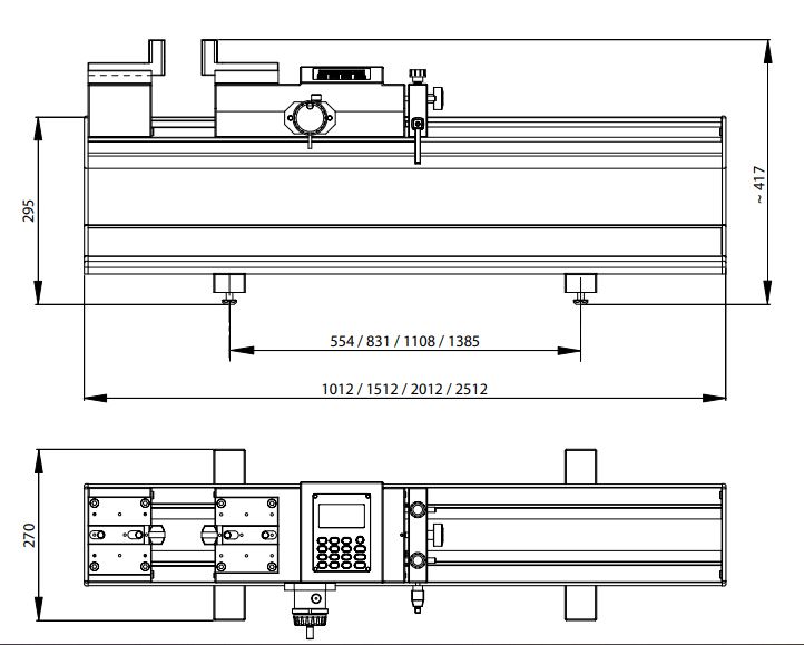 Thiết bị cài đặt và hiệu chuẩn chiều dài Trimos