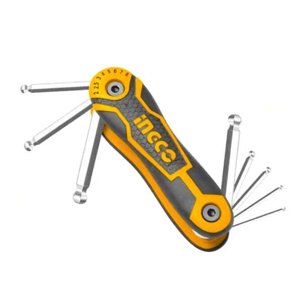 Bộ 8 chìa lục giác bông INGCO Bộ 8 chìa lục giác bông INGCO