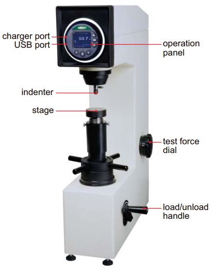 Máy đo độ cứng Rockwell điện tử thủ công Insize ISH-RD200 4 Máy đo độ cứng Rockwell điện tử thủ công Insize ISH-RD200