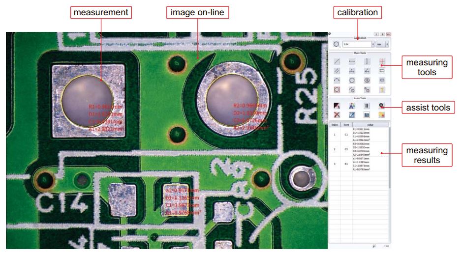 Kính hiển vi đo lường (có màn hình hiển thị) Insize