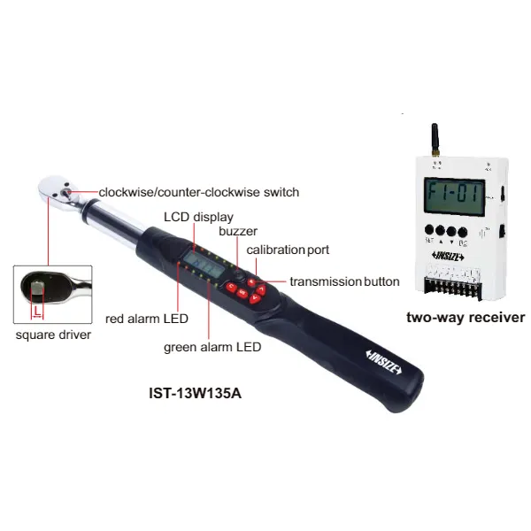Cờ lê lực điện tử không dây hai chiều Insize IST-13W30A Cờ lê lực điện tử không dây hai chiều Insize IST-13W30A