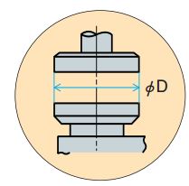 Đồng hồ đo độ dày Peacock (Loại lớn) J-B 3 Đồng hồ đo độ dày Peacock (Loại lớn)