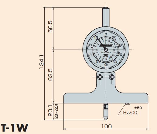 Đồng hồ đo sâu Peacock T Series