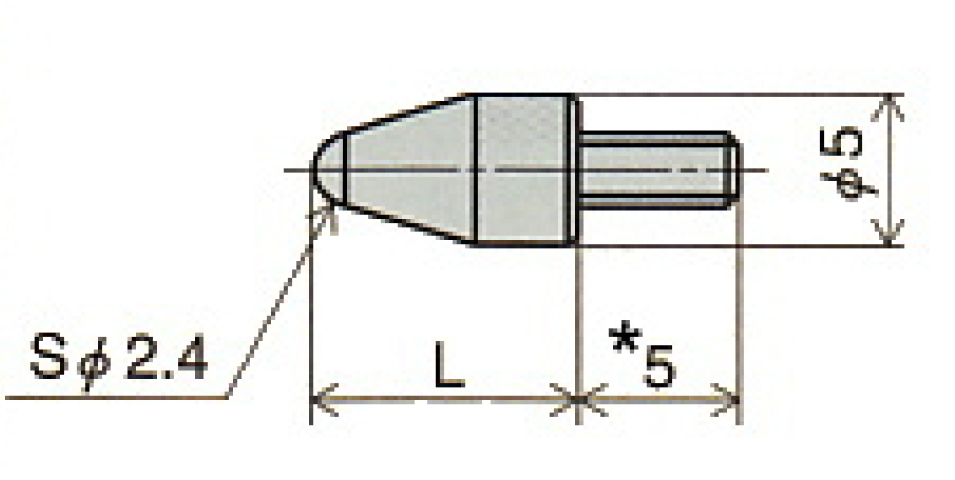 Đầu dò cho đồng hồ so Peacock XB-130 2 Đồng hồ đo chiều cao ren Insize 2232