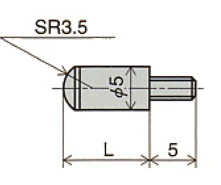 Đầu dò cho đồng hồ so Peacock XB-305 2 Đồng hồ đo chiều cao ren Insize 2232