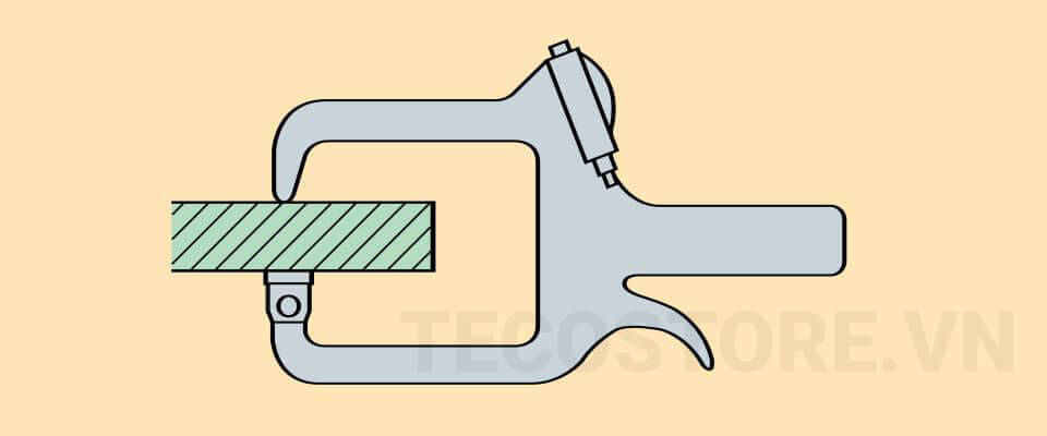 Loại trượt (di động): Điểm tiếp xúc dưới có đường kính phẳng 10mm Loại trượt (di động): Điểm tiếp xúc dưới có đường kính phẳng 10mm