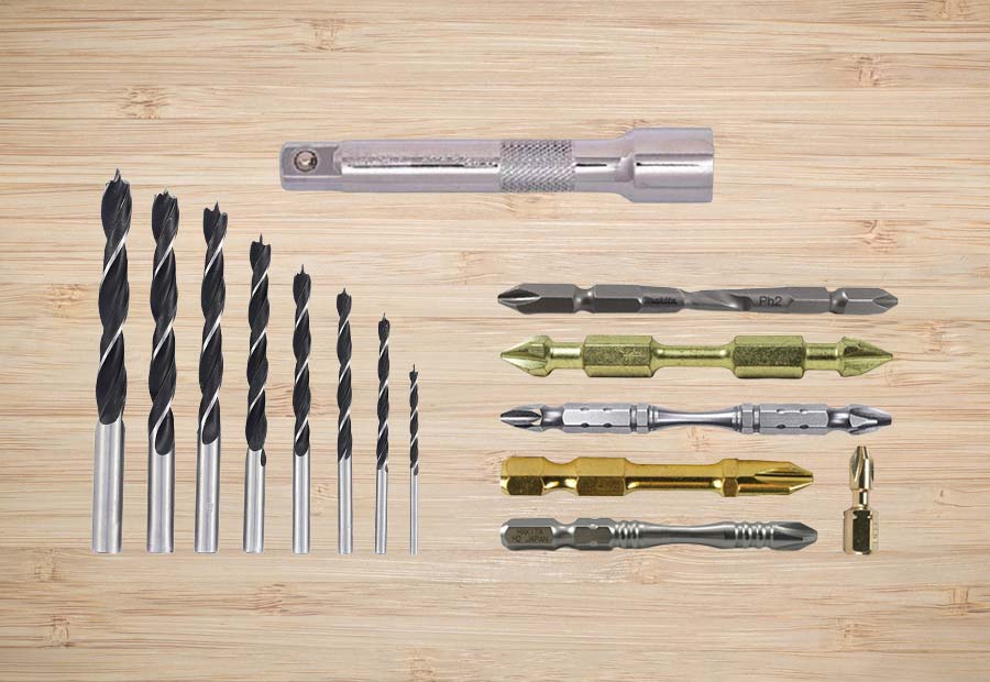 Phụ kiện đi kèm máy khoan mini Ingco Phụ kiện đi kèm máy khoan mini Ingco