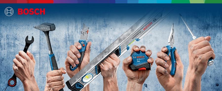 Bên cạnh dụng cụ điện, dụng cụ cầm tay Bosch cũng được đánh giá cao