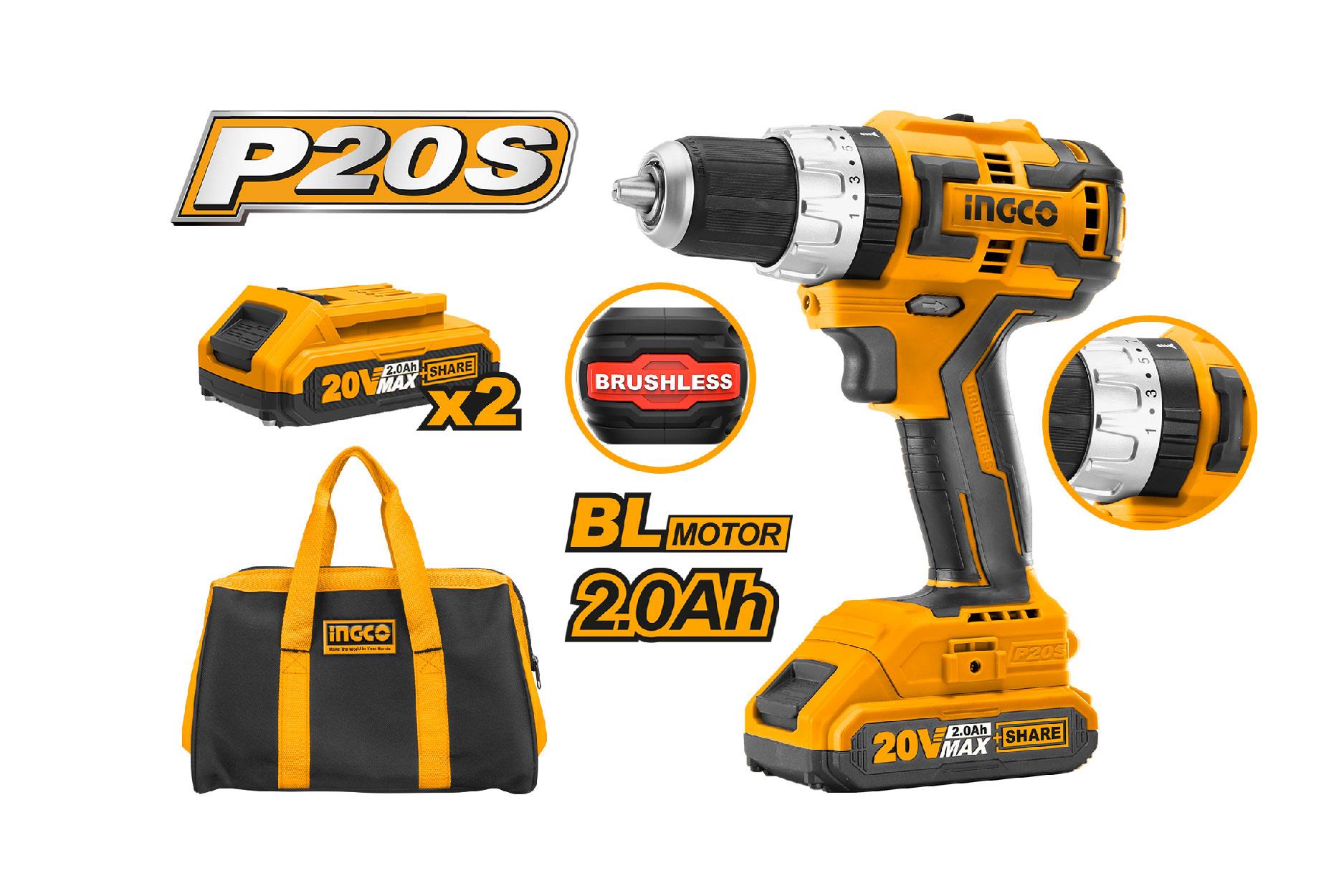 Máy khoan pin không chổi than INGCO