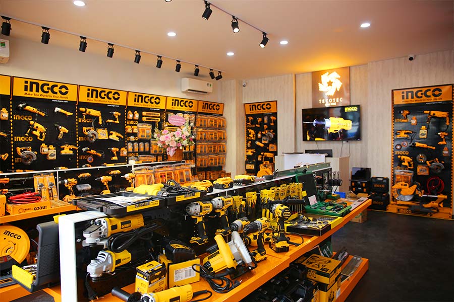 Không gian phía bên trong cửa hàng Tecostore