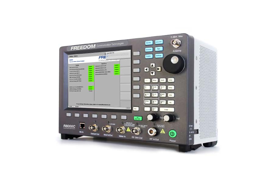 R8000 - thiết bị tiêu chuẩn trong thiết bị kiểm tra LMR R8000 - thiết bị tiêu chuẩn trong thiết bị kiểm tra LMR