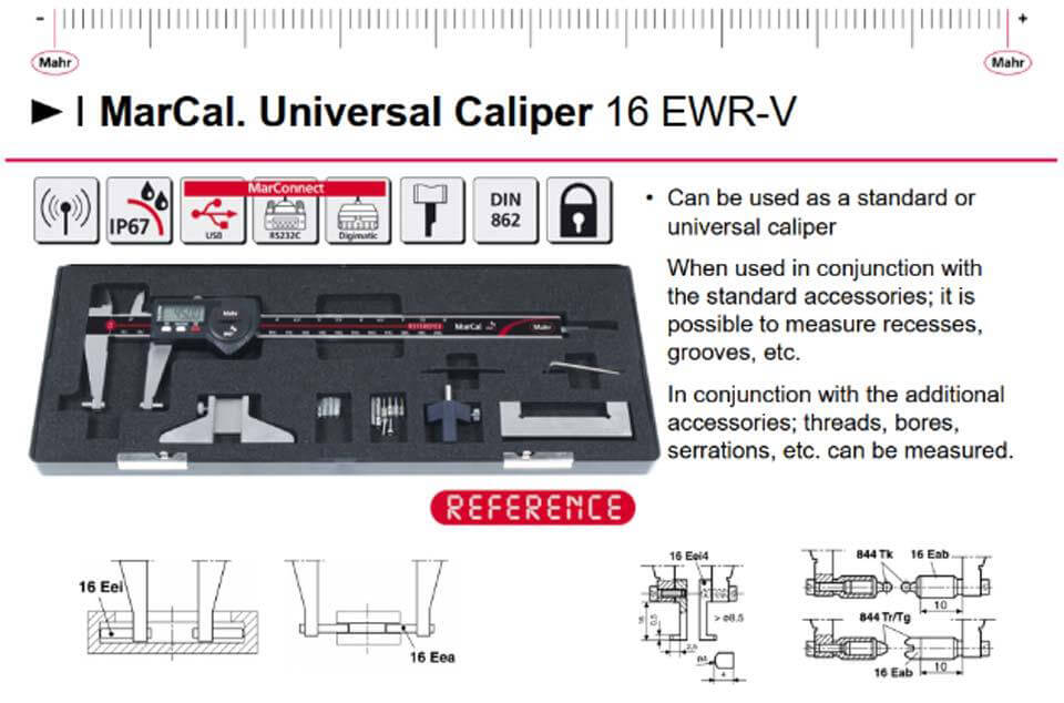 Dòng thước cặp đa năng của Mahr – Đức Dòng thước cặp đa năng của Mahr – Đức