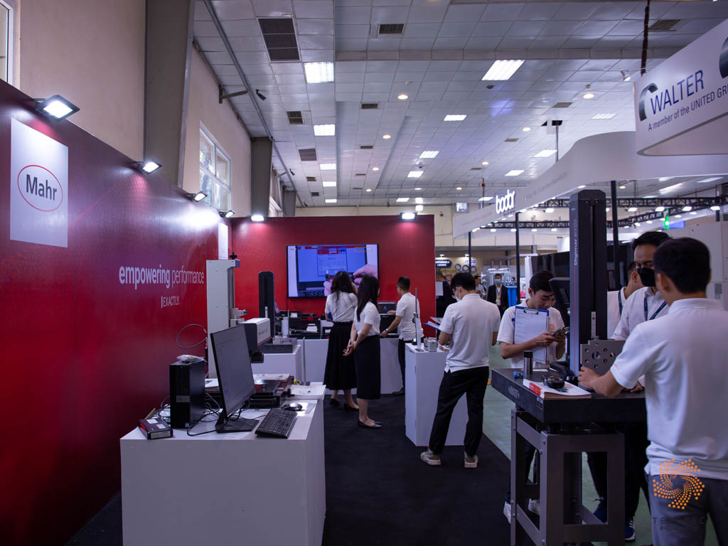 Toàn cảnh gian hàng Tecotec x Mahr