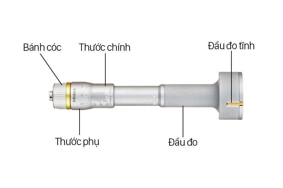 Cấu tạo panme đo lỗ 