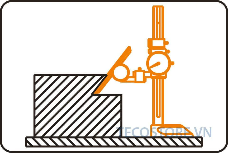 Đo của chi tiết lớn sử dụng thước đo cao