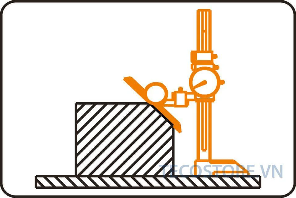 Đo của chi tiết lớn sử dụng thước đo cao
