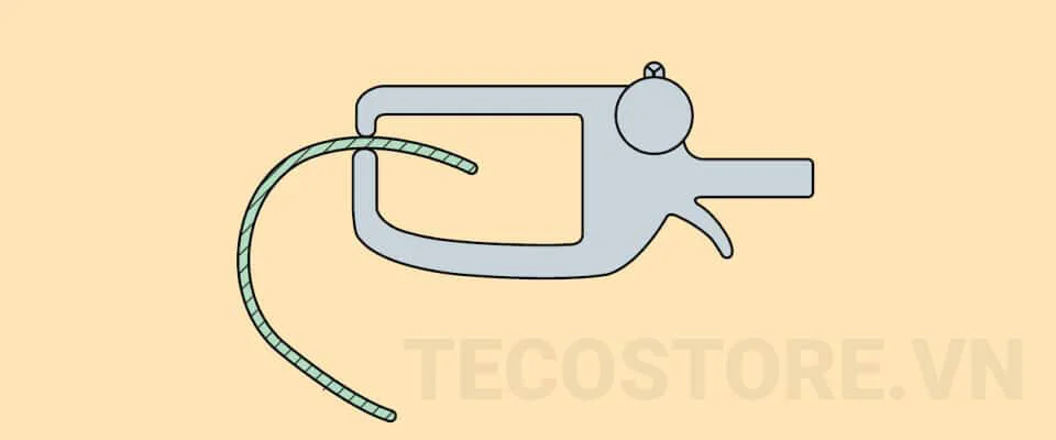 Đo độ dày của thành cốc, mũ hoặc mũ bảo hộ