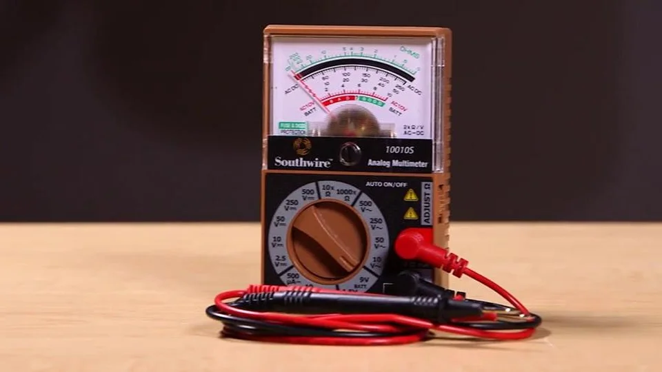 Đồng hồ vạn năng kim dễ dàng xác định giá trị dòng điện 1 chiều Đồng hồ vạn năng kim dễ dàng xác định giá trị dòng điện 1 chiều