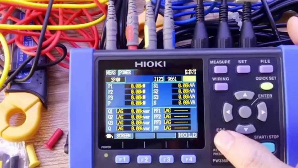 máy phân tích chất lượng điện xác định tần số