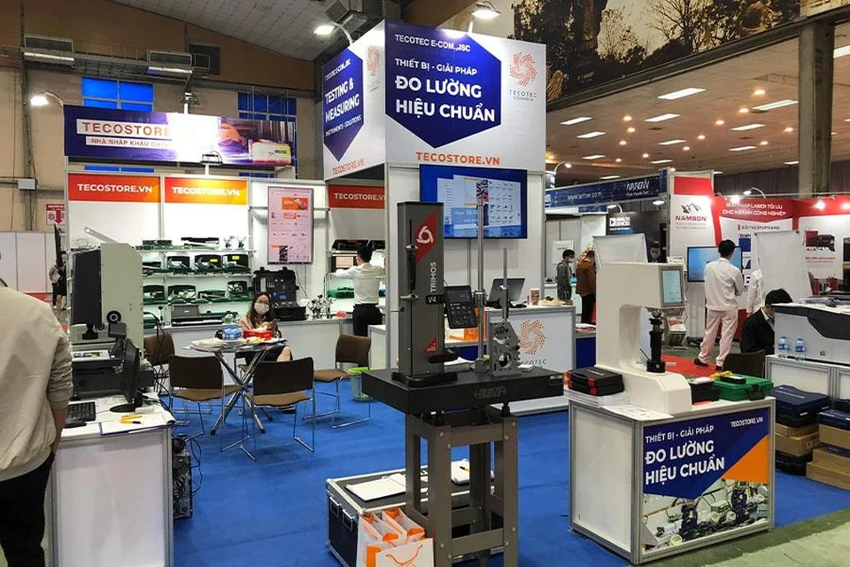 Toàn cảnh gian hàng Tecostore Toàn cảnh gian hàng Tecostore
