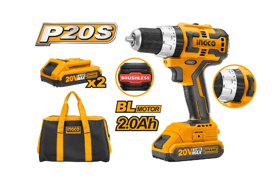 Máy khoan pin không chổi than INGCO