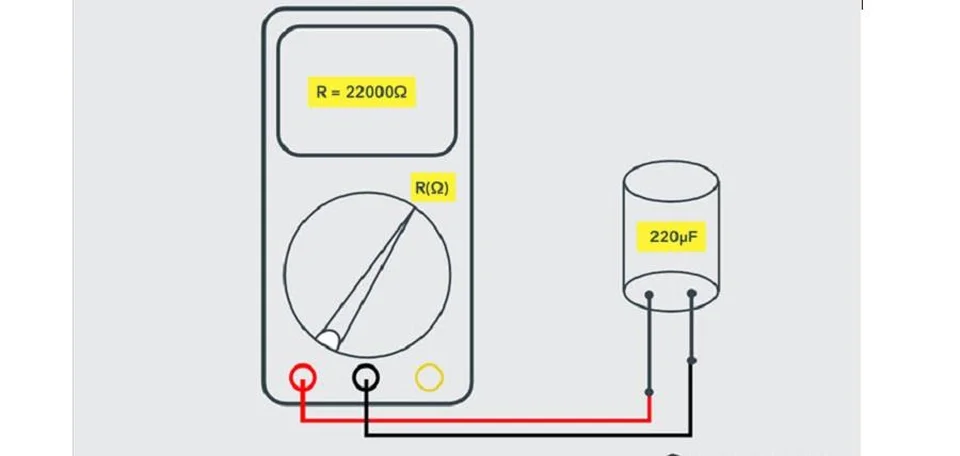 Đo tụ điện bằng đồng hồ vạn năng điện tử