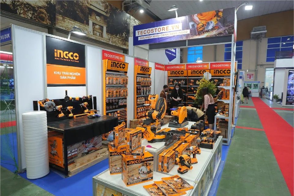 Gian hàng trưng bày dụng cụ INGCO