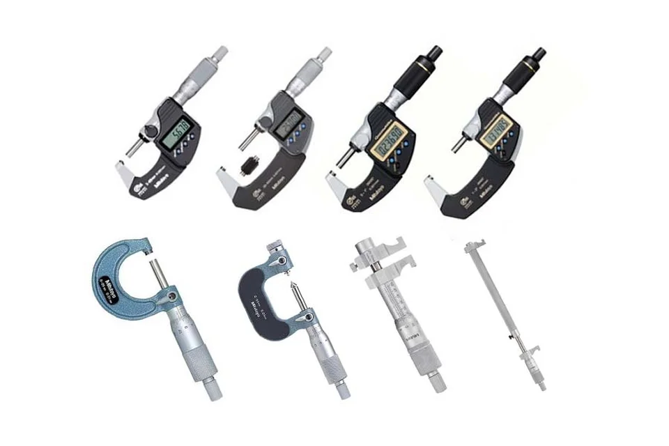 Tổng hợp các loại panme đo cơ khí chính xác