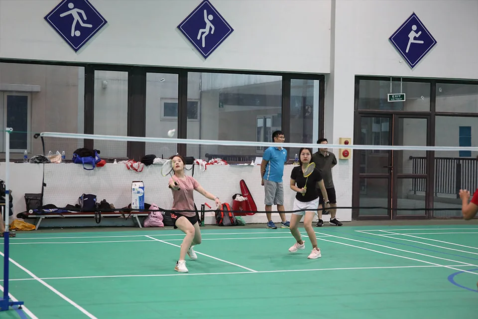 Đôi nữ thi đấu vô cùng tập trung