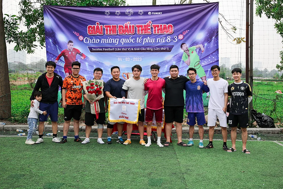 Giải nhì bóng đá thuộc về TECOTEC Công Nghệ