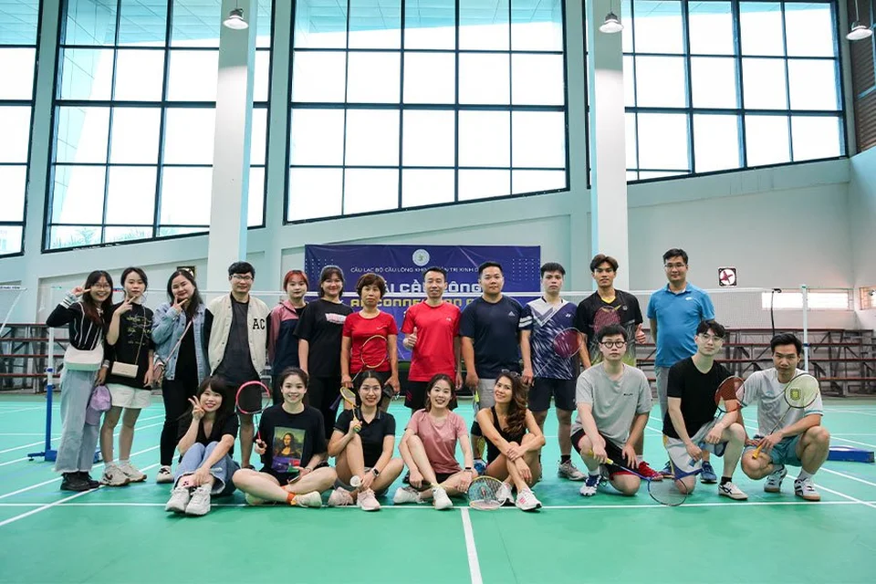 Tập thể vận động viên cầu lông mùa giải năm 2023