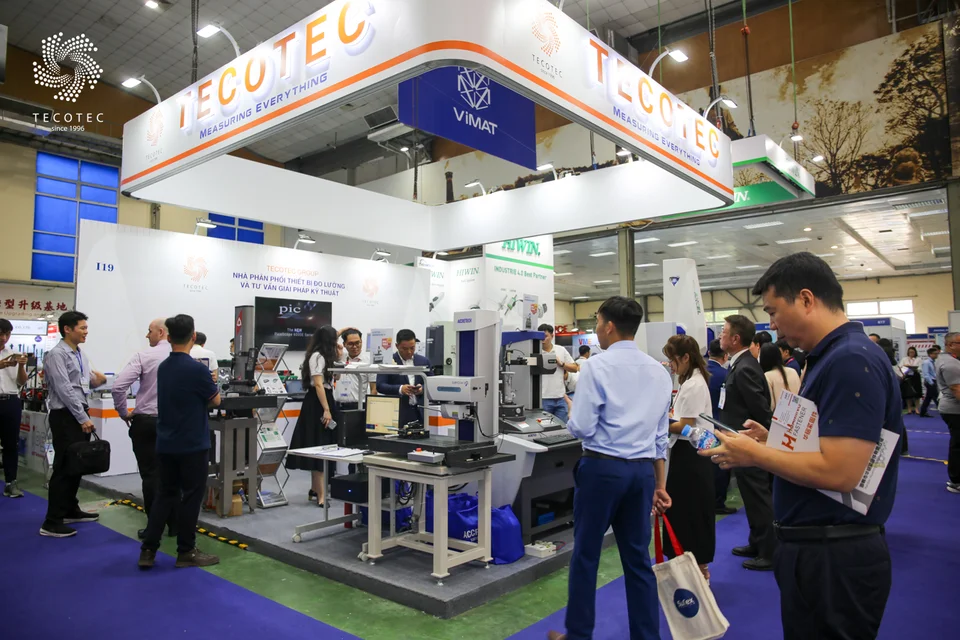 Toàn cảnh gian hàng I19 của TECOTEC tại VME2023 Toàn cảnh gian hàng I19 của TECOTEC tại VME2023